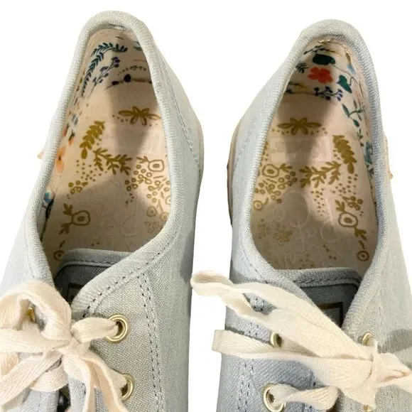 Keds x Rifle Paper Co. Rosalie Embroidered Triple Kick Sneakers in Size US 7 - Picture 9 of 15